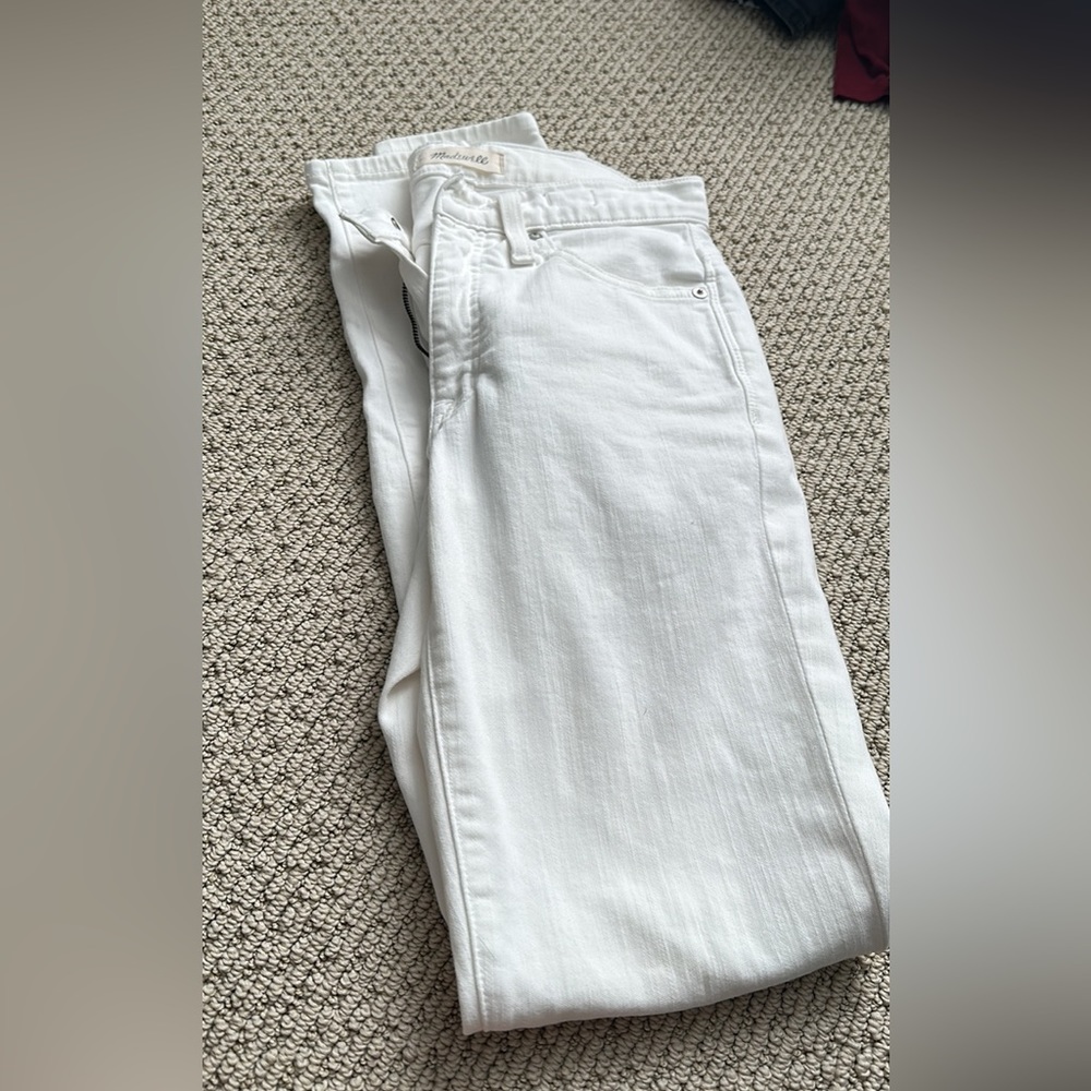 Madewell white jeans